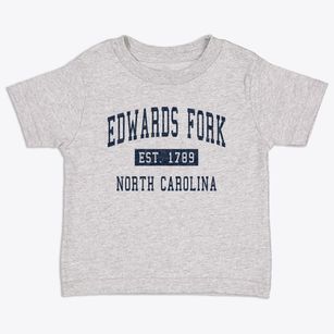 Edwards Fork North Carolina Classic Established Toddler T-Shirt