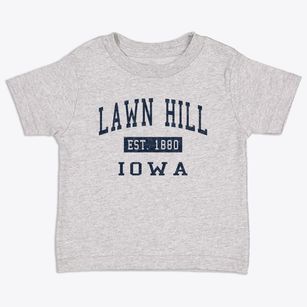 Lawn Hill Iowa Classic Established Toddler T-Shirt