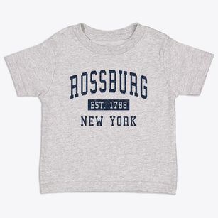 Rossburg New York Classic Established Toddler T-Shirt