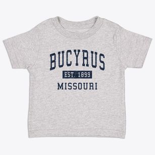 Bucyrus Missouri Classic Established Toddler T-Shirt
