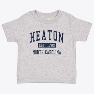 Heaton North Carolina Classic Established Toddler T-Shirt