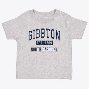 Gibbton North Carolina Classic Established Toddler T-Shirt