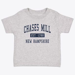 Chases Mill New Hampshire Classic Established Toddler T-Shirt