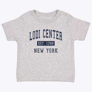 Lodi Center New York Classic Established Toddler T-Shirt