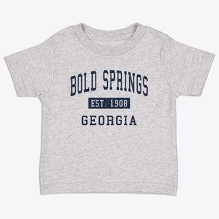 Bold Springs Georgia Classic Established Toddler T-Shirt