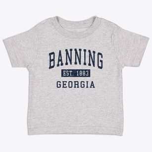 Banning Georgia Classic Established Toddler T-Shirt