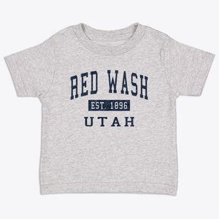 Red Wash Utah Classic Established Toddler T-Shirt