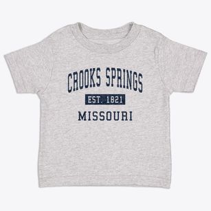 Crooks Springs Missouri Classic Established Toddler T-Shirt