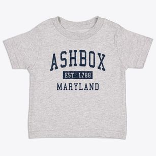 Ashbox Maryland Classic Established Toddler T-Shirt