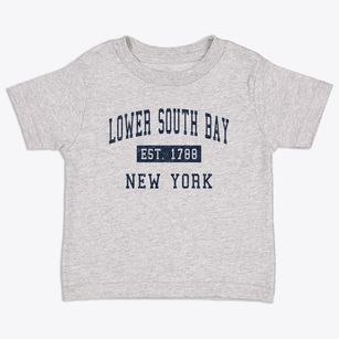 Lower South Bay New York Classic Established Toddler T-Shirt