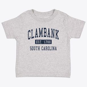 Clambank South Carolina Classic Established Toddler T-Shirt