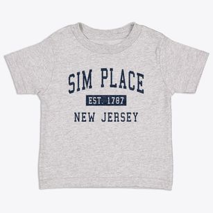 Sim Place New Jersey Classic Established Toddler T-Shirt