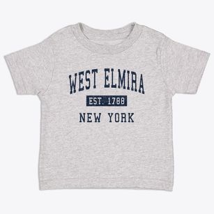 West Elmira New York Classic Established Toddler T-Shirt