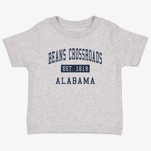 Beans Crossroads Alabama Classic Established Toddler T-Shirt