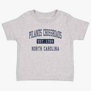 Pilands Crossroads North Carolina Classic Established Toddler T-Shirt