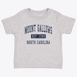 Mount Gallows North Carolina Classic Established Toddler T-Shirt