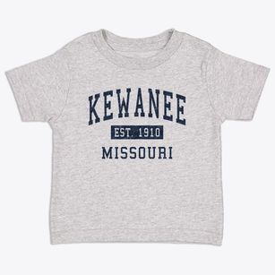 Kewanee Missouri Classic Established Toddler T-Shirt