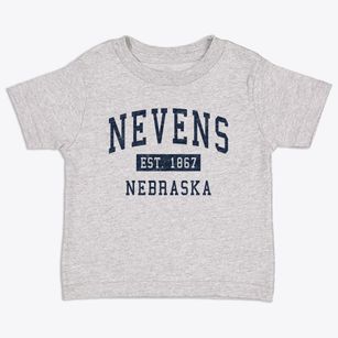 Nevens Nebraska Classic Established Toddler T-Shirt