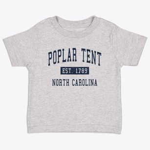 Poplar Tent North Carolina Classic Established Toddler T-Shirt