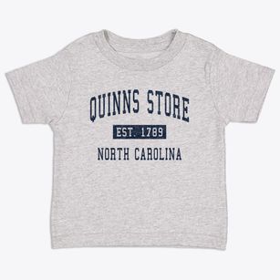Quinns Store North Carolina Classic Established Toddler T-Shirt