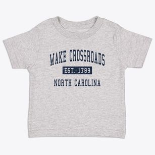 Wake Crossroads North Carolina Classic Established Toddler T-Shirt