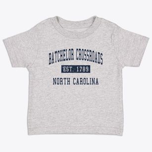 Batchelor Crossroads North Carolina Classic Established Toddler T-Shirt