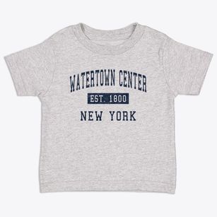 Watertown Center New York Classic Established Toddler T-Shirt