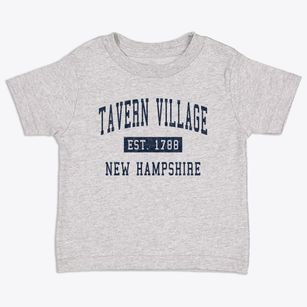 Tavern Village New Hampshire Classic Established Toddler T-Shirt