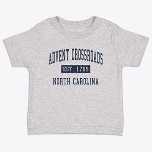 Advent Crossroads North Carolina Classic Established Toddler T-Shirt