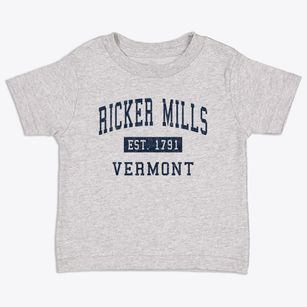 Ricker Mills Vermont Classic Established Toddler T-Shirt