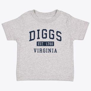 Diggs Virginia Classic Established Toddler T-Shirt