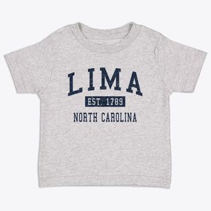Lima North Carolina Classic Established Toddler T-Shirt
