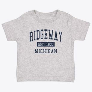 Ridgeway Michigan Classic Established Toddler T-Shirt