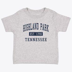 Highland Park Tennessee Classic Established Toddler T-Shirt