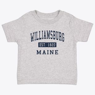 Williamsburg Maine Classic Established Toddler T-Shirt