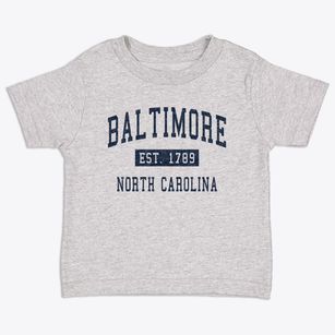 Baltimore North Carolina Classic Established Toddler T-Shirt