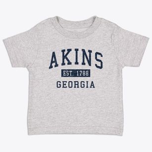 Akins Georgia Classic Established Toddler T-Shirt