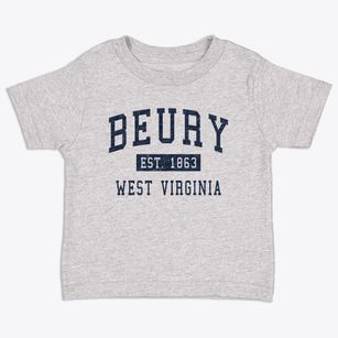 Beury West Virginia Classic Established Toddler T-Shirt