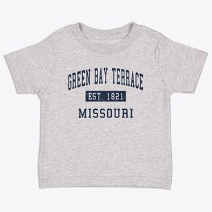 Green Bay Terrace Missouri Classic Established Toddler T-Shirt