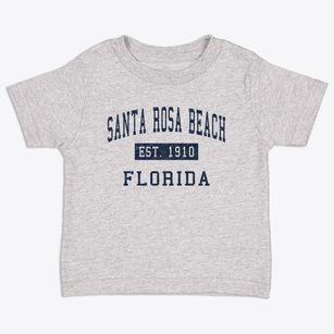 Santa Rosa Beach Florida Classic Established Toddler T-Shirt