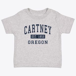 Cartney Oregon Classic Established Toddler T-Shirt