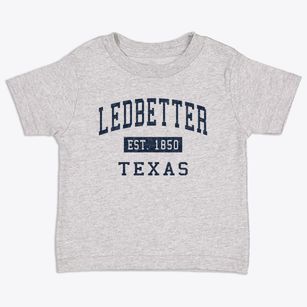 Ledbetter Texas Classic Established Toddler T-Shirt