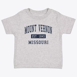Mount Vernon Missouri Classic Established Toddler T-Shirt