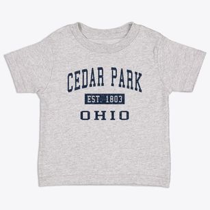 Cedar Park Ohio Classic Established Toddler T-Shirt