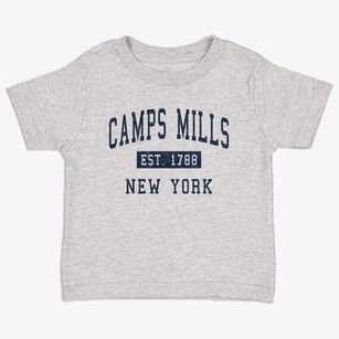 Camps Mills New York Classic Established Toddler T-Shirt