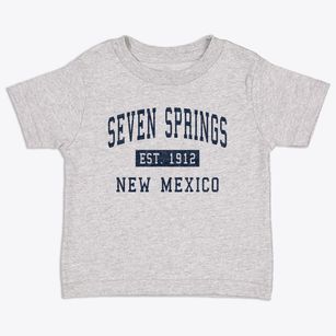 Seven Springs New Mexico Classic Established Toddler T-Shirt