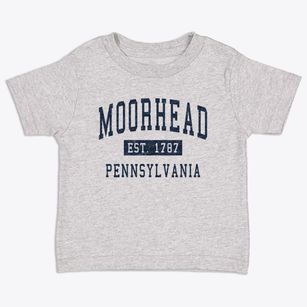 Moorhead Pennsylvania Classic Established Toddler T-Shirt