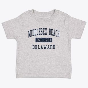 Middlesex Beach Delaware Classic Established Toddler T-Shirt