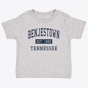 Benjestown Tennessee Classic Established Toddler T-Shirt