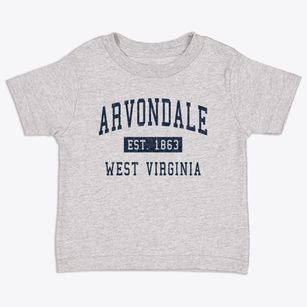 Arvondale West Virginia Classic Established Toddler T-Shirt